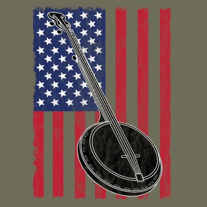 Banjo USA Flag
