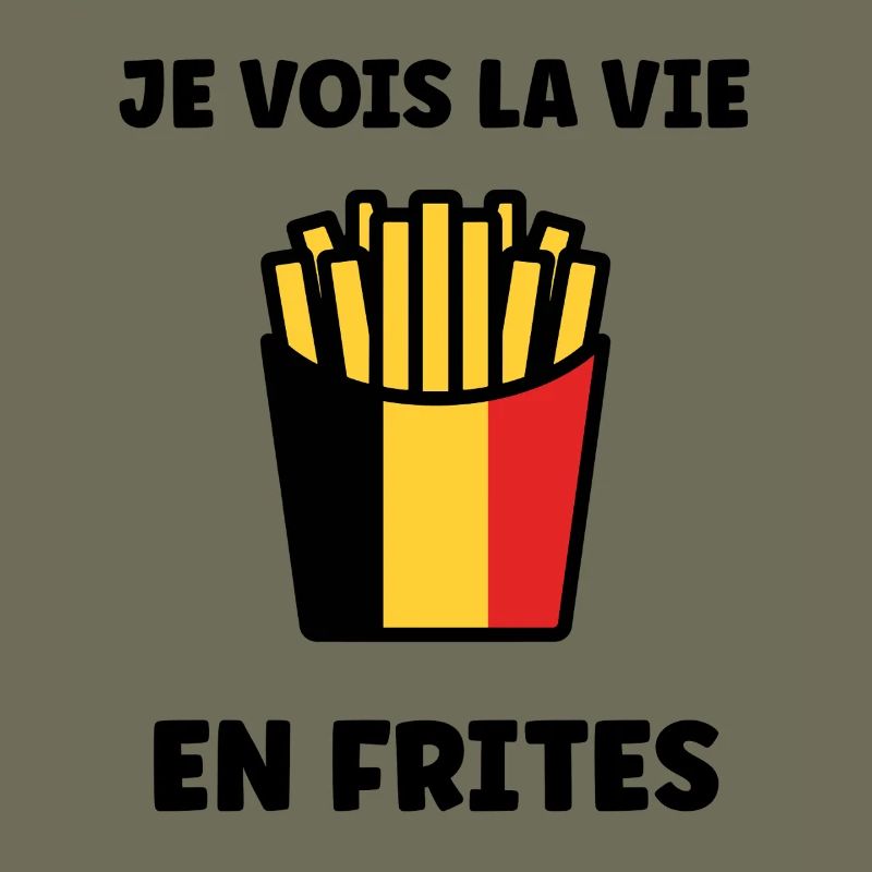 Belgian Fries Flag Graphic