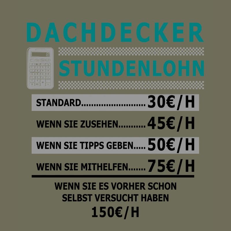 Dachdecker Stundenlohn