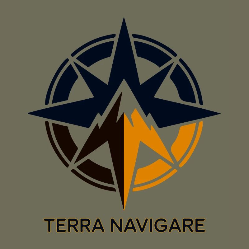 Terra Navigare Star Compass Logo