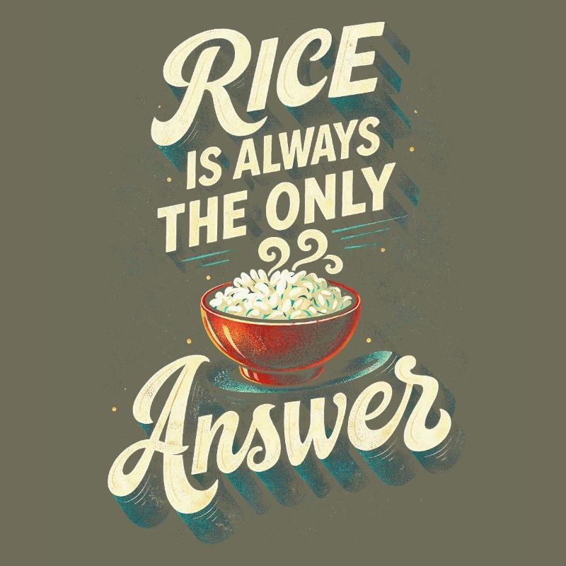 Le riz asiatique est toujours la seule solution