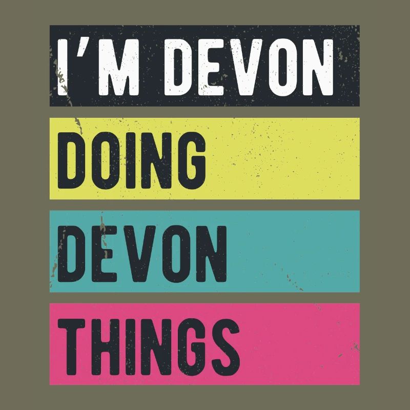I’m Devon Doing Devon Things Retro Colors