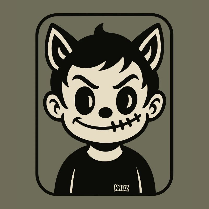 Stichwolf Maskottchen