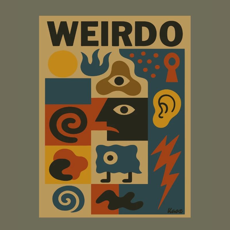 Weirdo Kaleidoscope Pattern