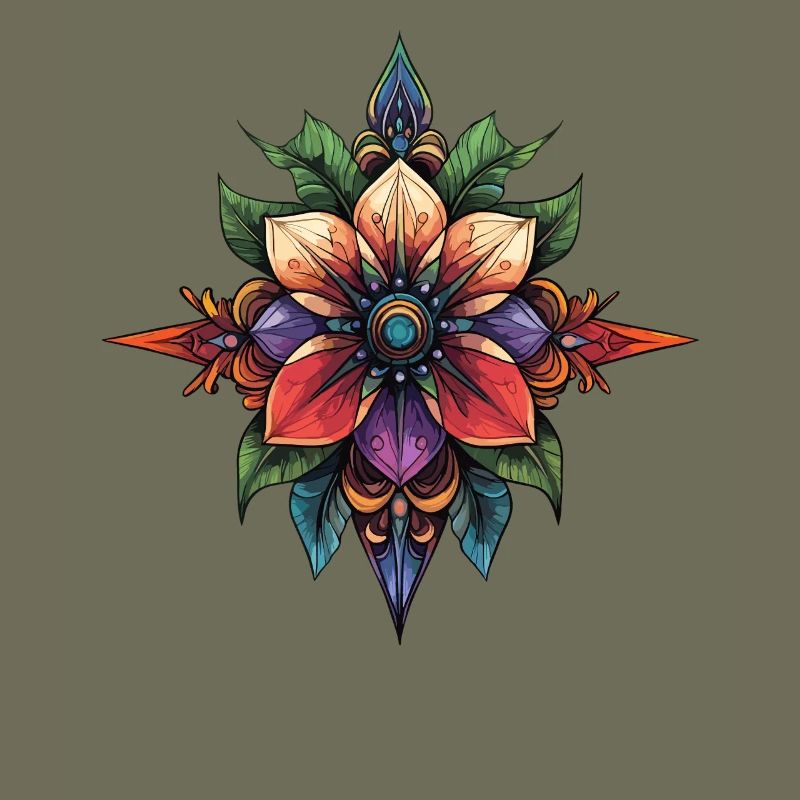 Blütenstern Mandala