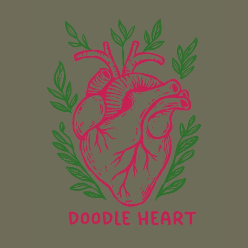 Doodle Heart Doodle Drawing