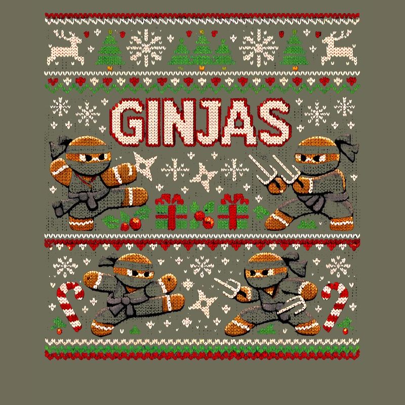 Ginjas Lebkuchen-Weihnachtspullover