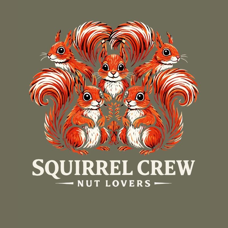 Squirrel Crew - Nut Lovers Eichhörnchen Gang