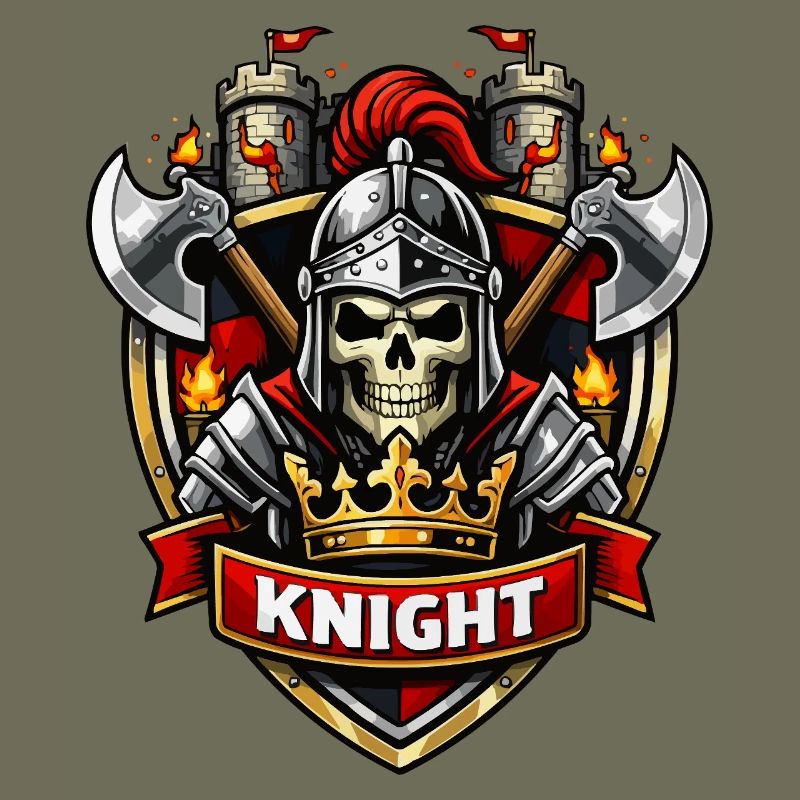 Crusader Skull Emblem