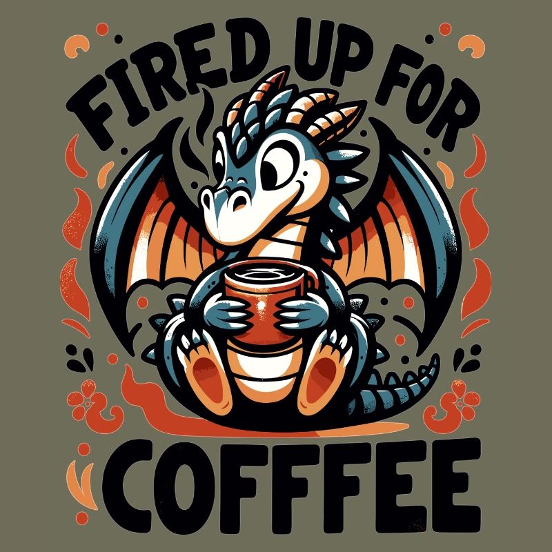 Joie de feu du Dragon du Café