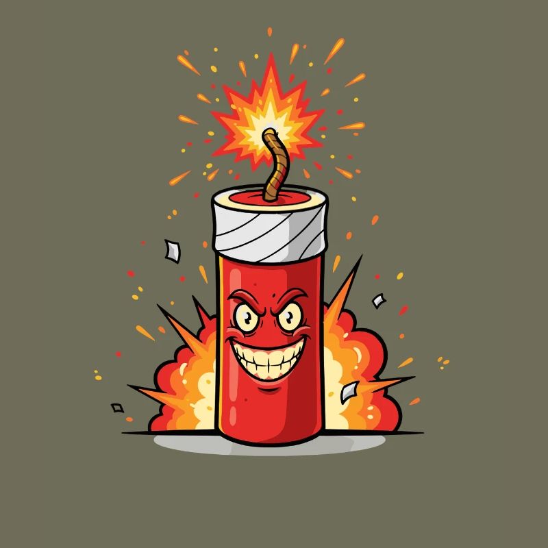 Angry Firecracker Comic