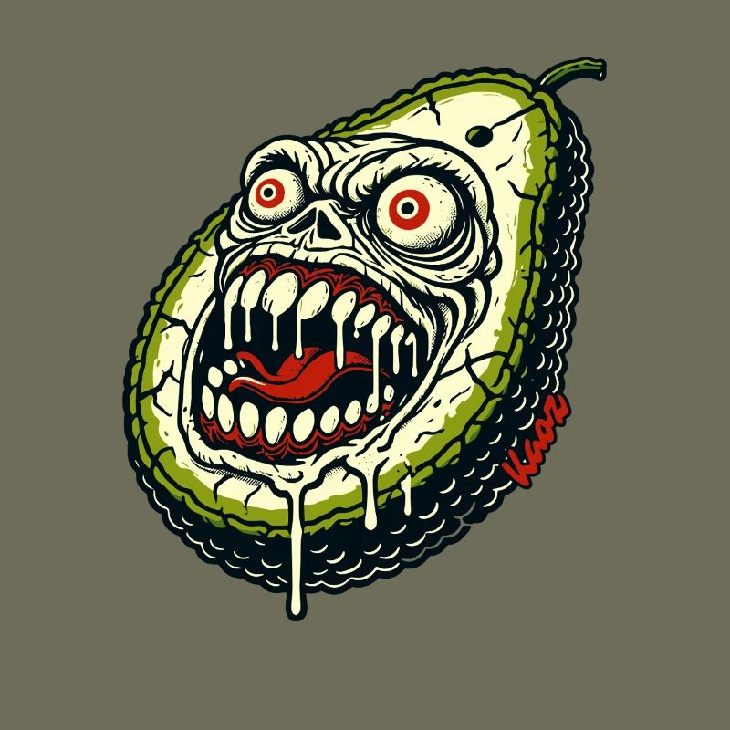 Spooky Monster Avocado