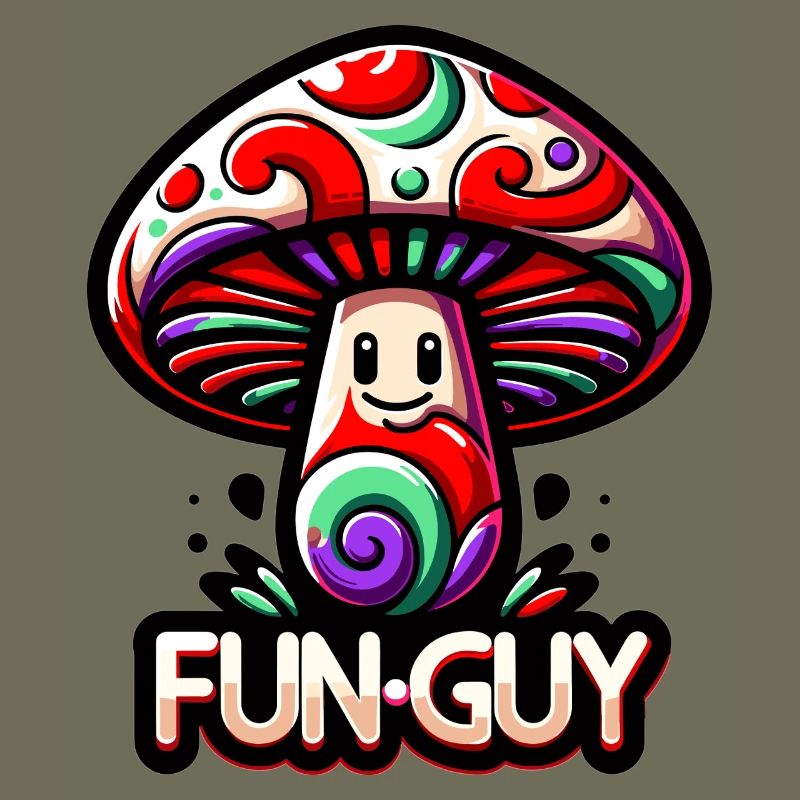 Psychedelischer Pilz Fun Guy