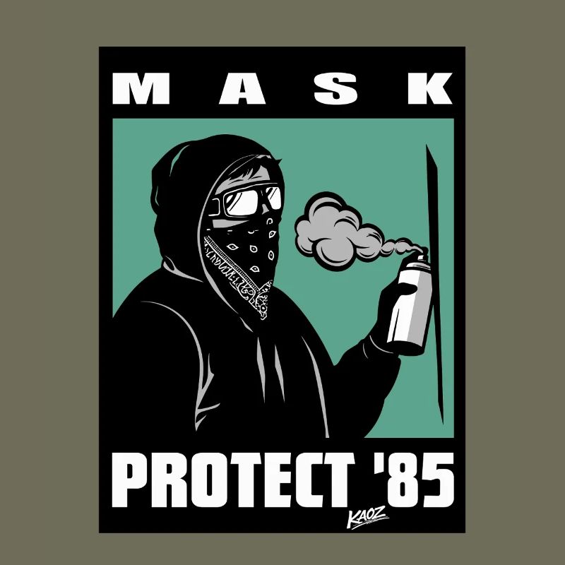 Maskierter Rebellen Sprayer 85