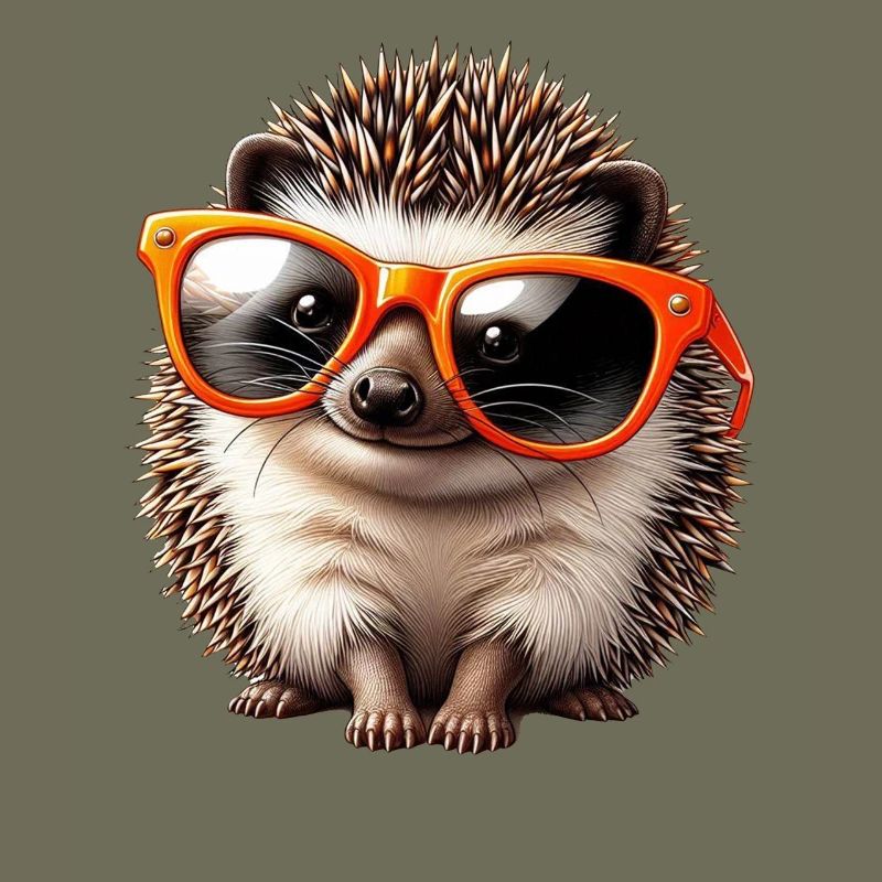 Igel Mit Sonnenbrille Igel Sarkasmus Tierliebhaber