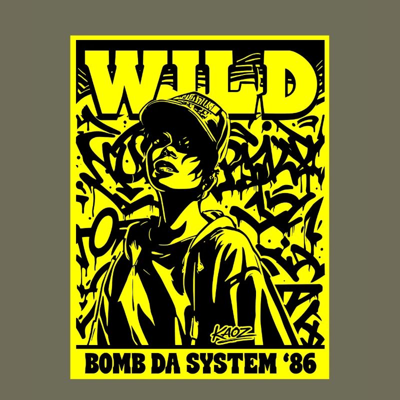 Affiche graffiti Wild Bomb Da System 86