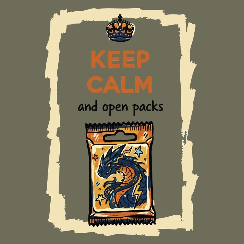 Keep Calm And Open Packs Trading Card Booster Pack