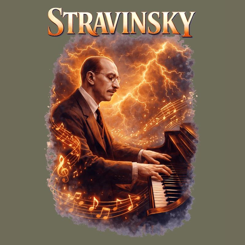 Stravinsky Piano Fire