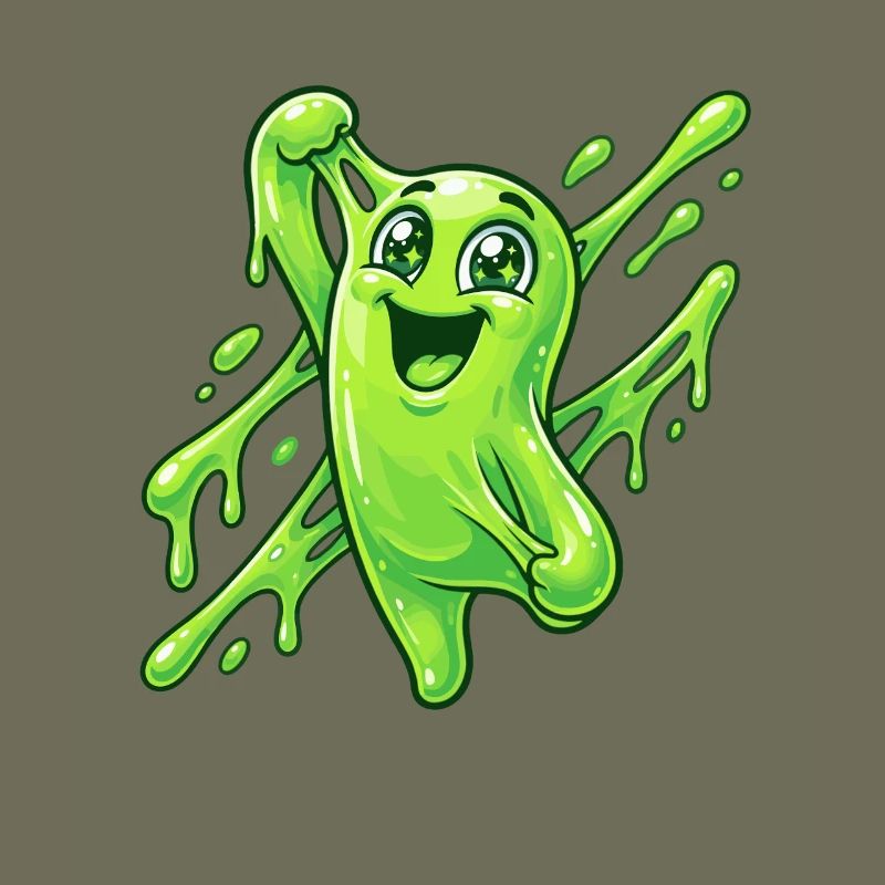 Green Slime Grimace Splash