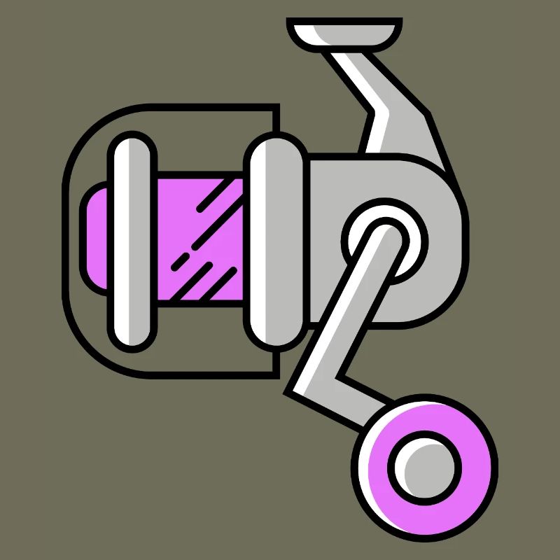 Fishing reel icon icon
