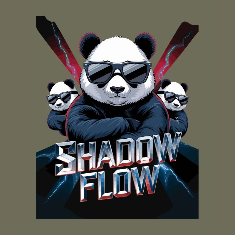 Shadow Flow Panda Crew avec des lunettes de soleil stylées