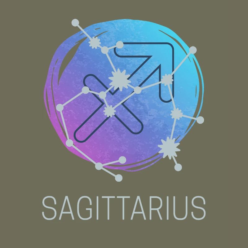 Sagittarius Sagittarius Zodiac Astrology Design