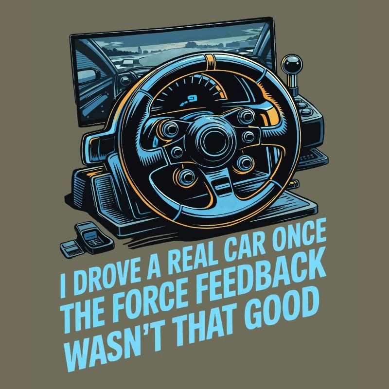 Ich bin einmal ein echtes Auto gefahren, das Force