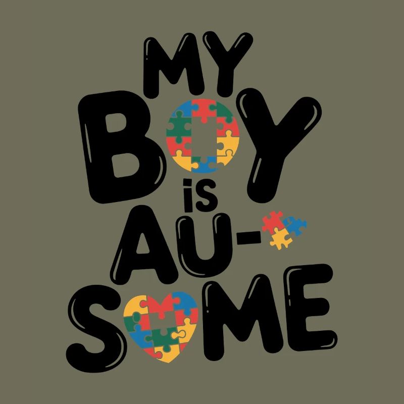 Regenbogen Puzzleherz Kreis Autism Awareness