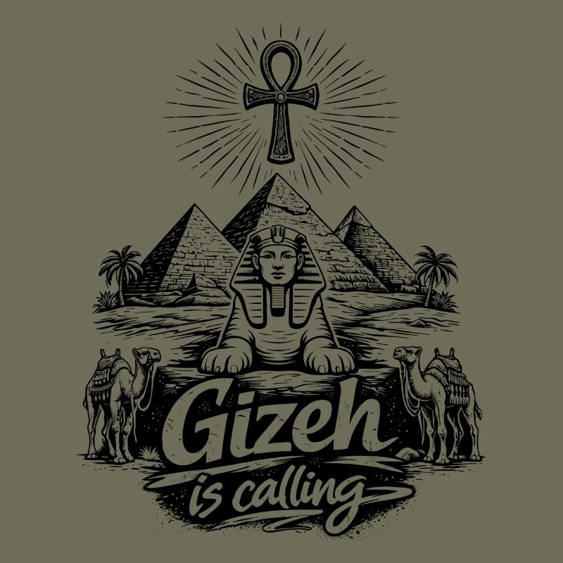 Gizeh is calling Ägypten Pyramiden Reise