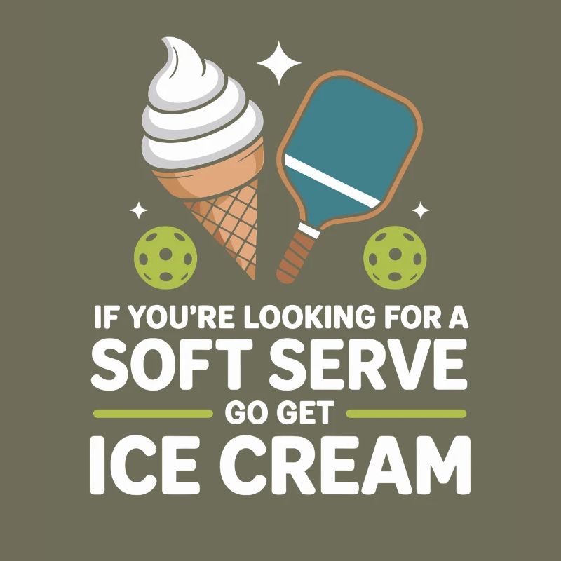Pickleball Spieler Looking For Soft Serve Dinking