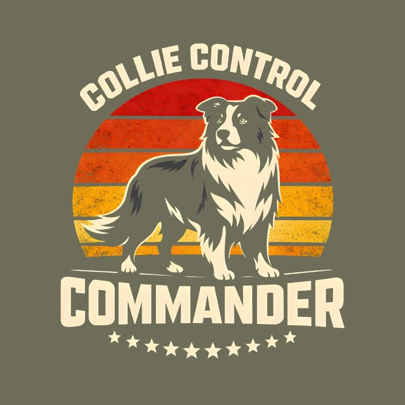 Collie Commando | Border Collie Rétro