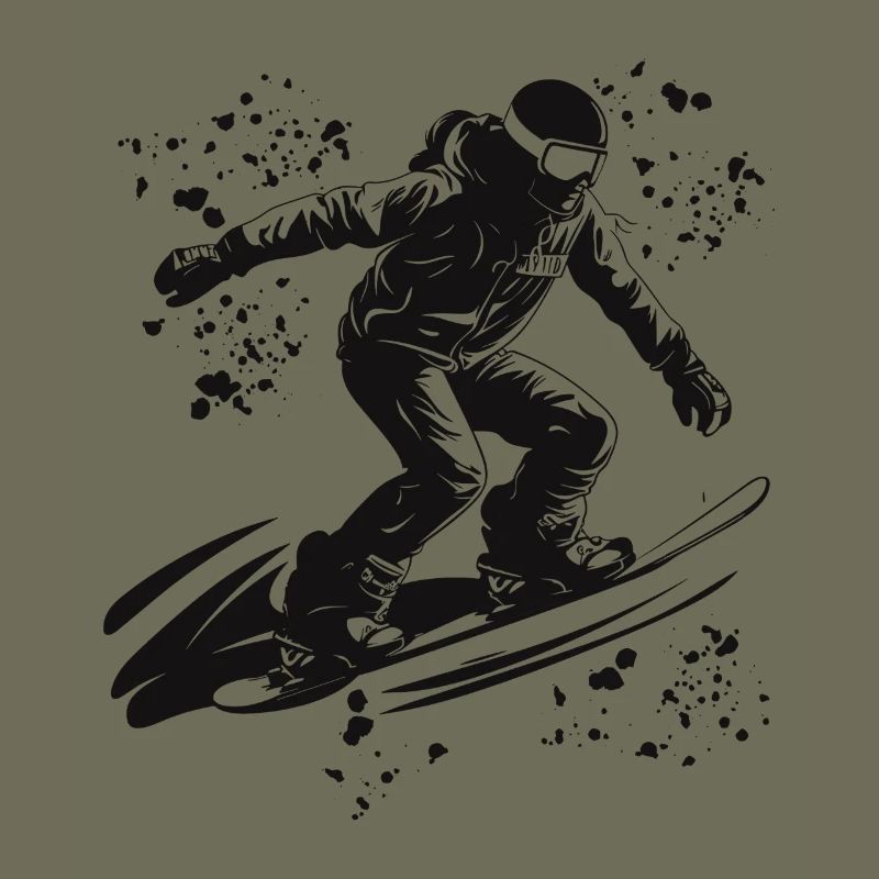 Snowboarder Snowboarding Snowboard