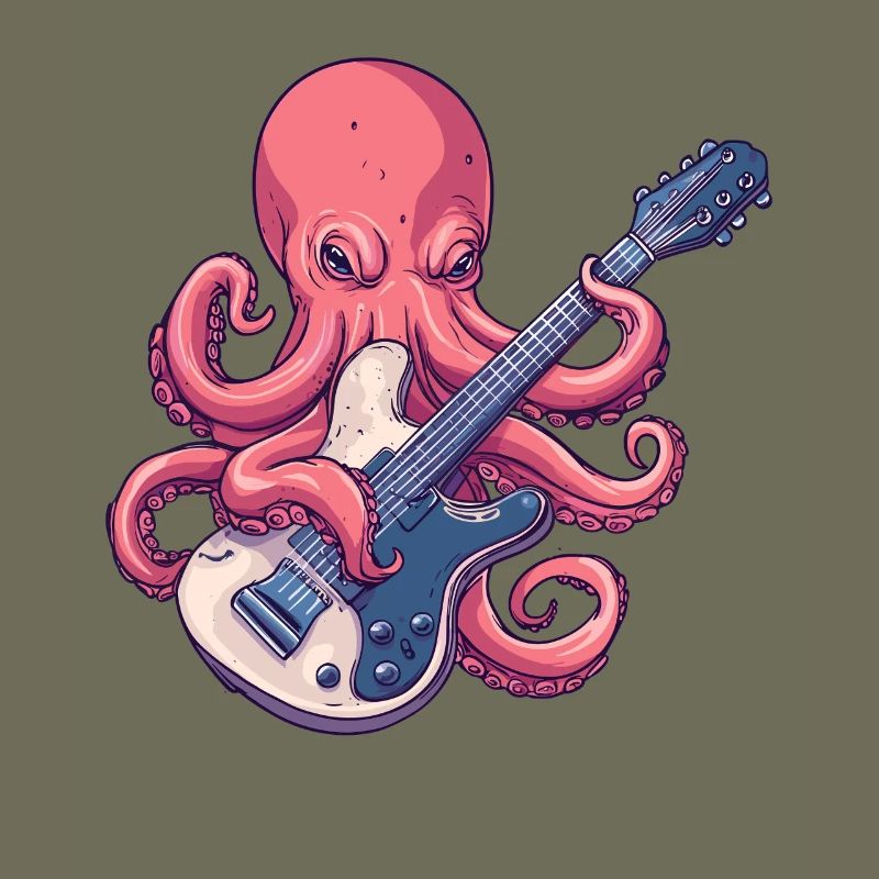 Octopus Guitar Rock