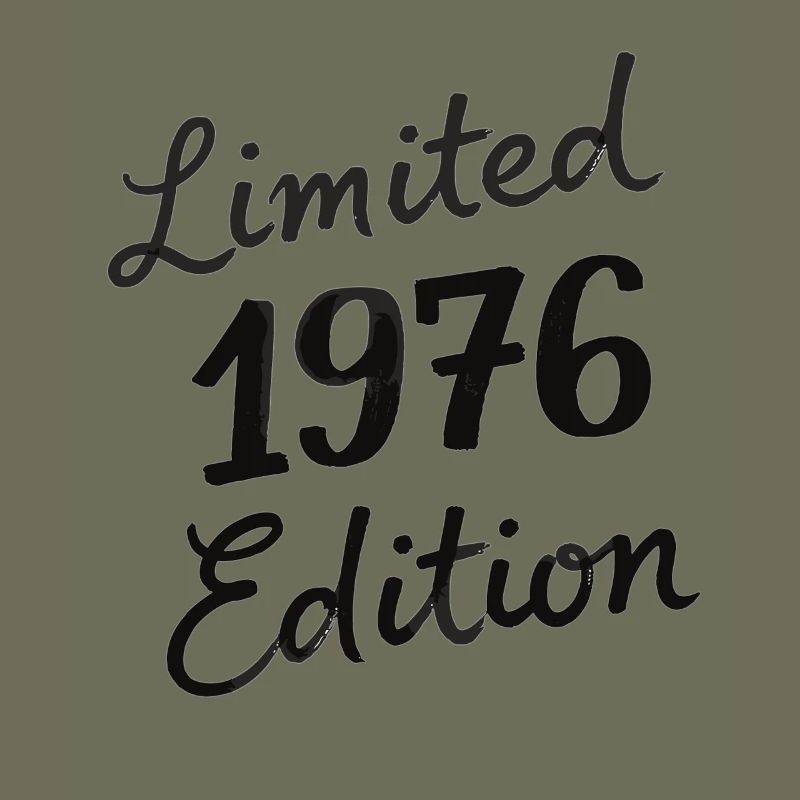 Édition Script Anniversaire Vintage 1976