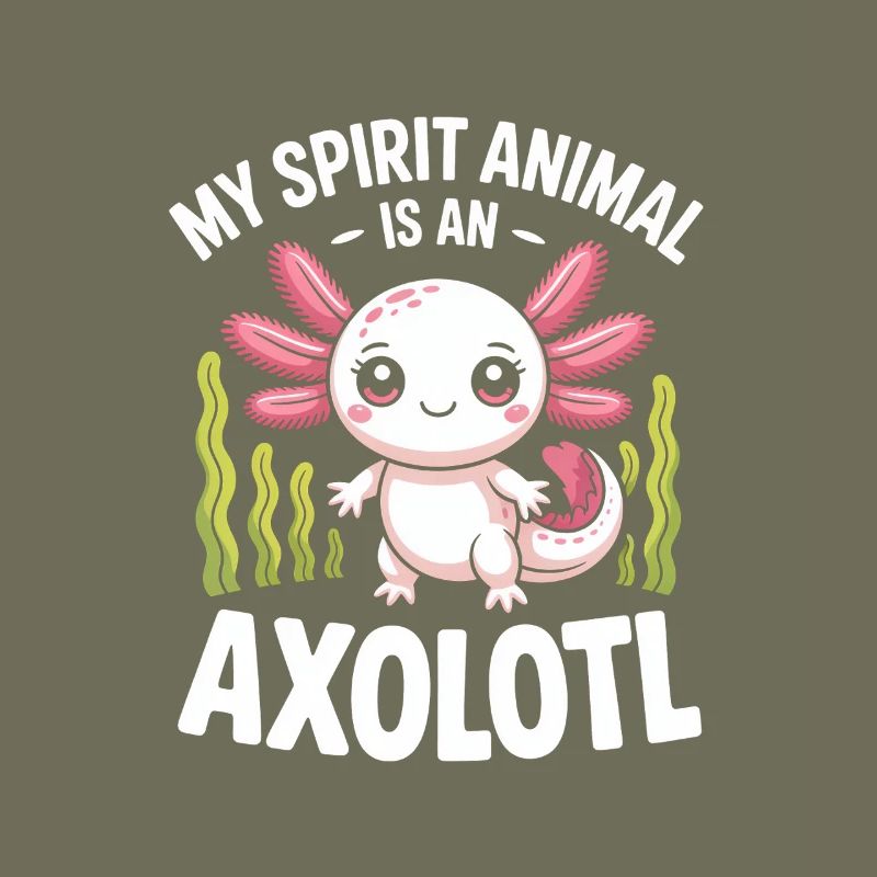 Axolotl Spirit Animal Tee