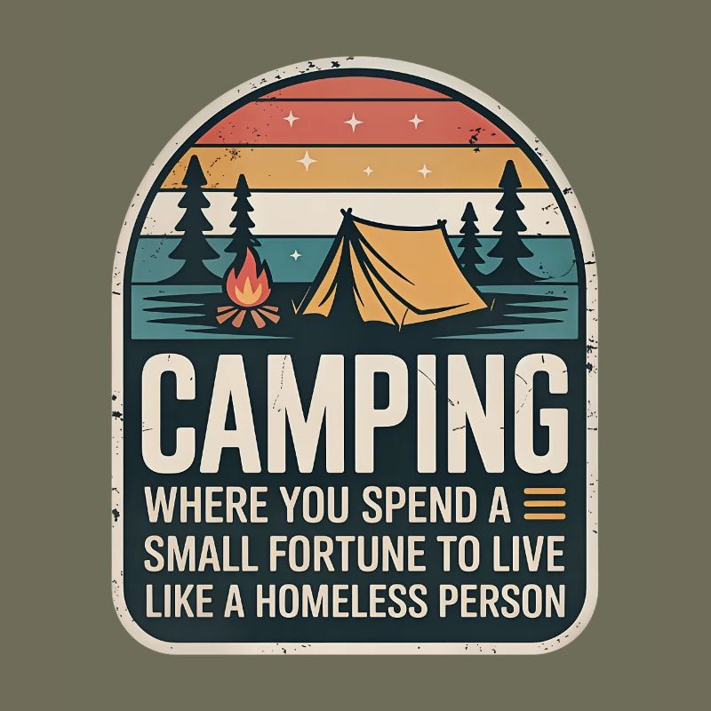 Camping Retro Design
