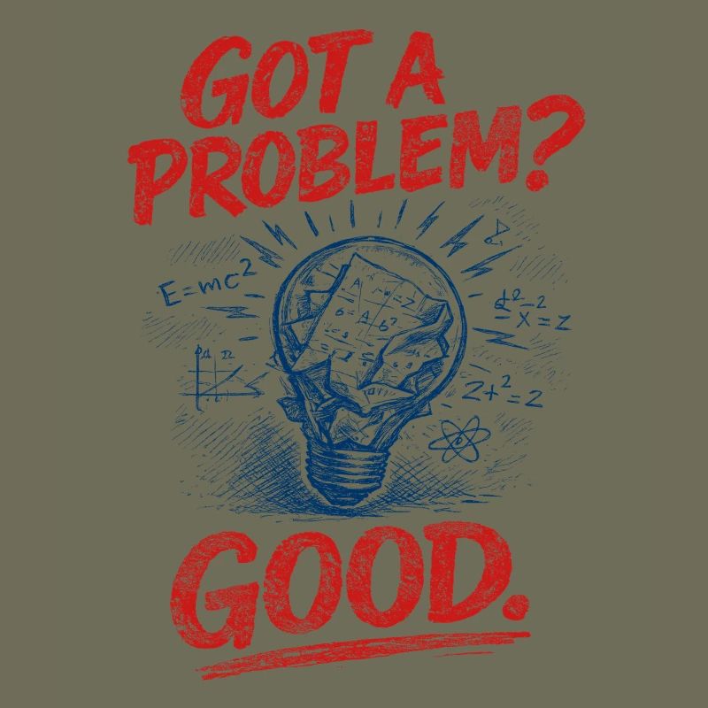 Problem? Gut so | Mathelehrer Mathe Humor