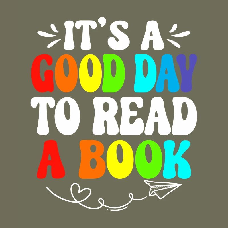 Rainbow Reading Day Zitat-Tee