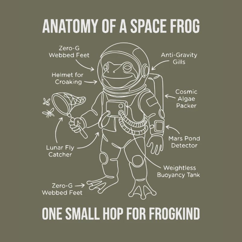 Anatomie d’une grenouille de l’espace