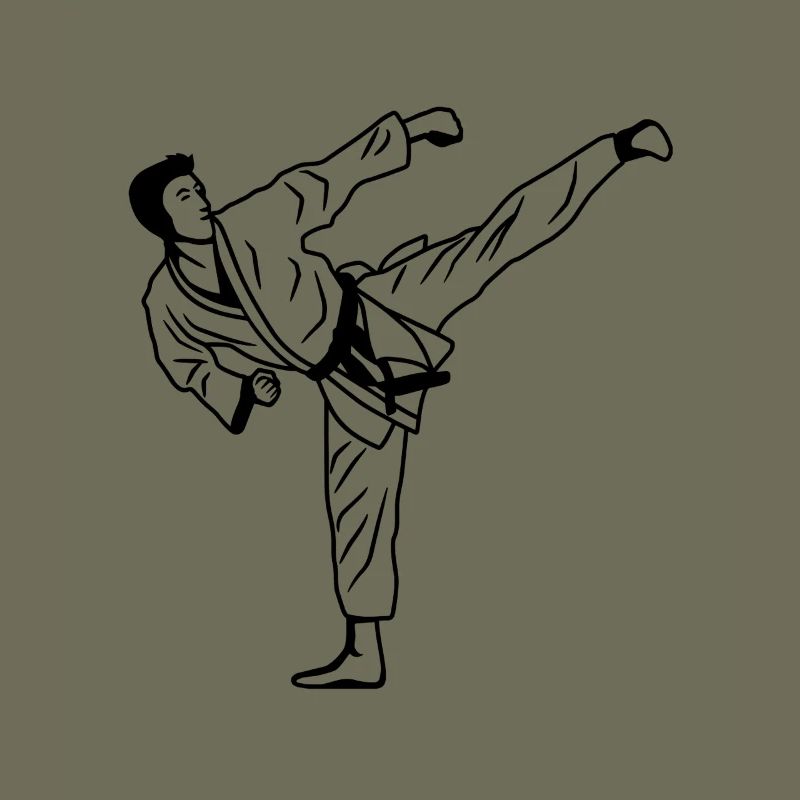 Sketch de karaté