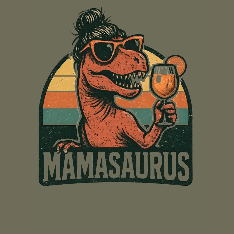 Mamasaurus Mama Mutter Geschenkidee Humor Lustig