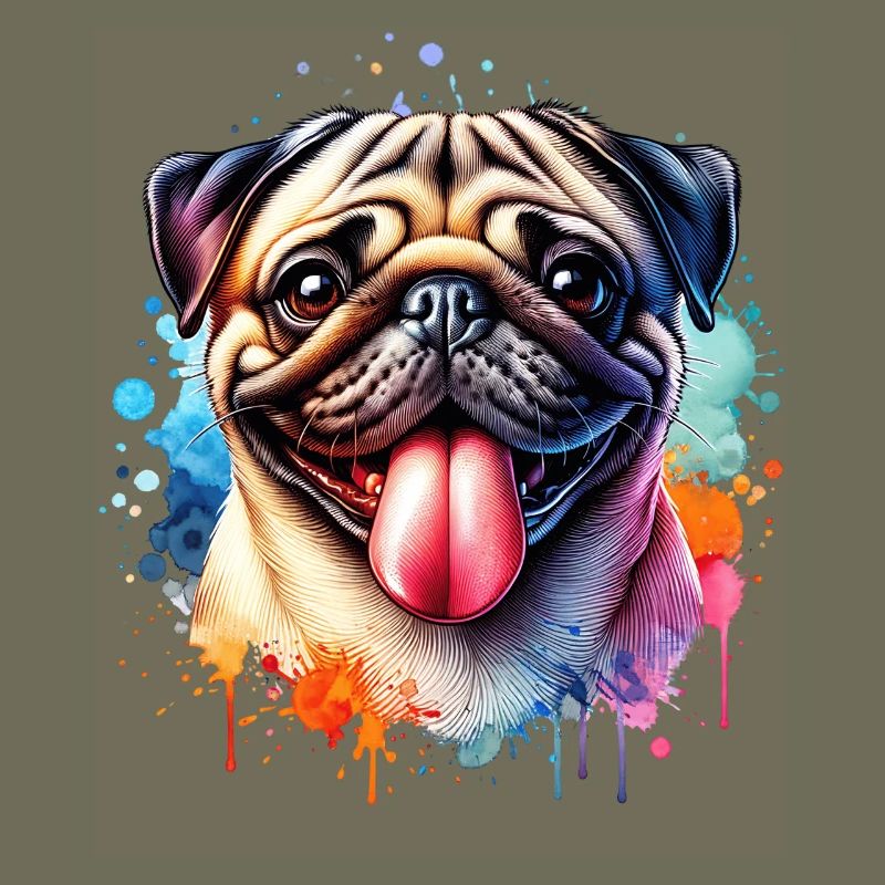 Mops Motiv