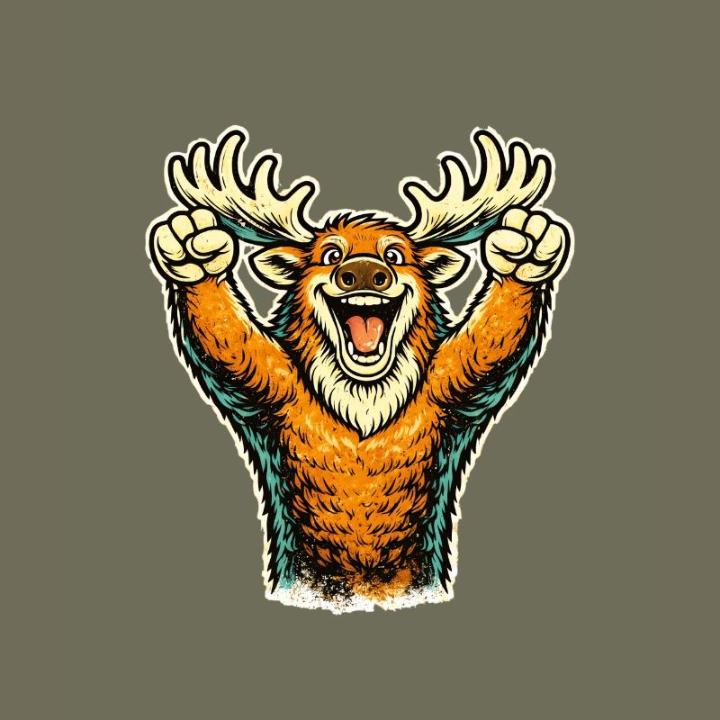 Moose rejoices