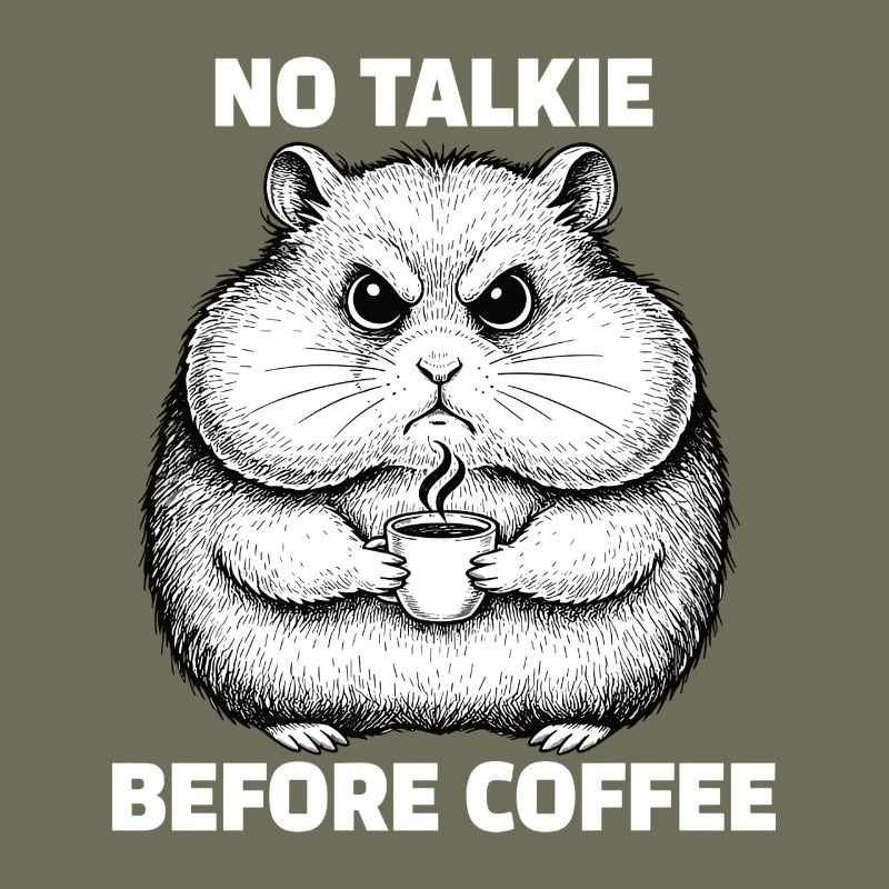 Pas de conversation devant un hamster amateur de café