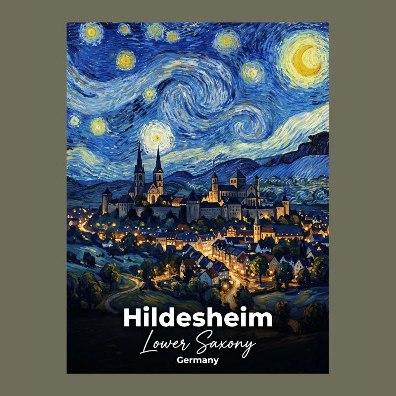 Hildesheim Germany Starry Night