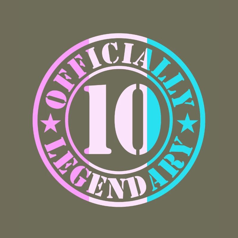 10. Geburtstag Junge Mädchen Legende Level 10