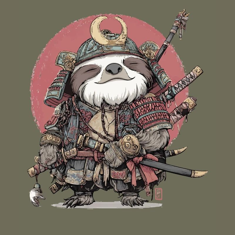 Faultier-Samurai-Rüstung