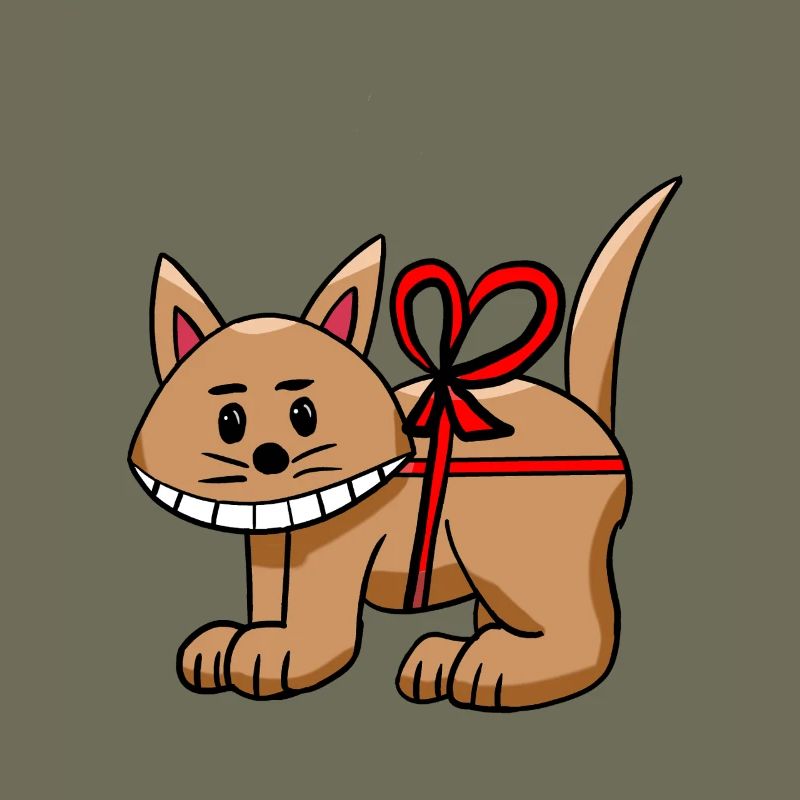 Chat drôle d’anniversaire Enfant chat