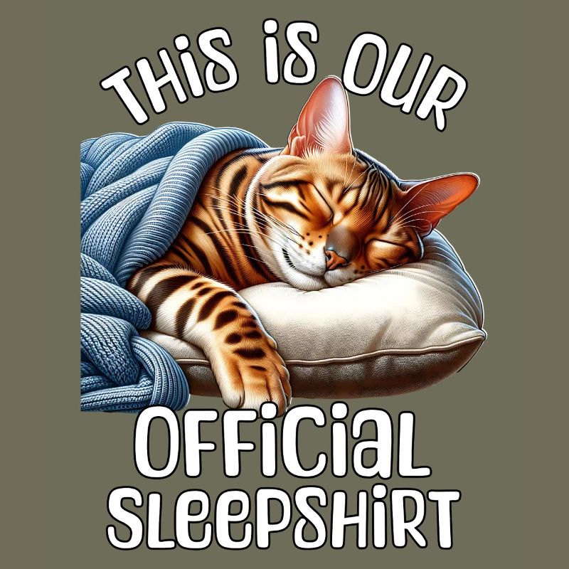 Bengal Cat Sleep Shirt