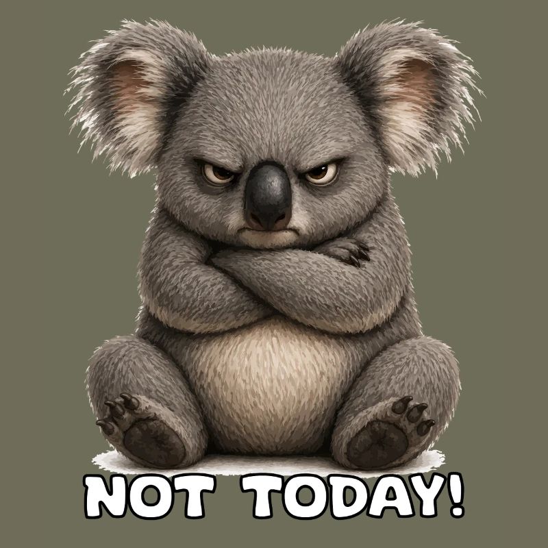 Grummeliger Koala – Not Today